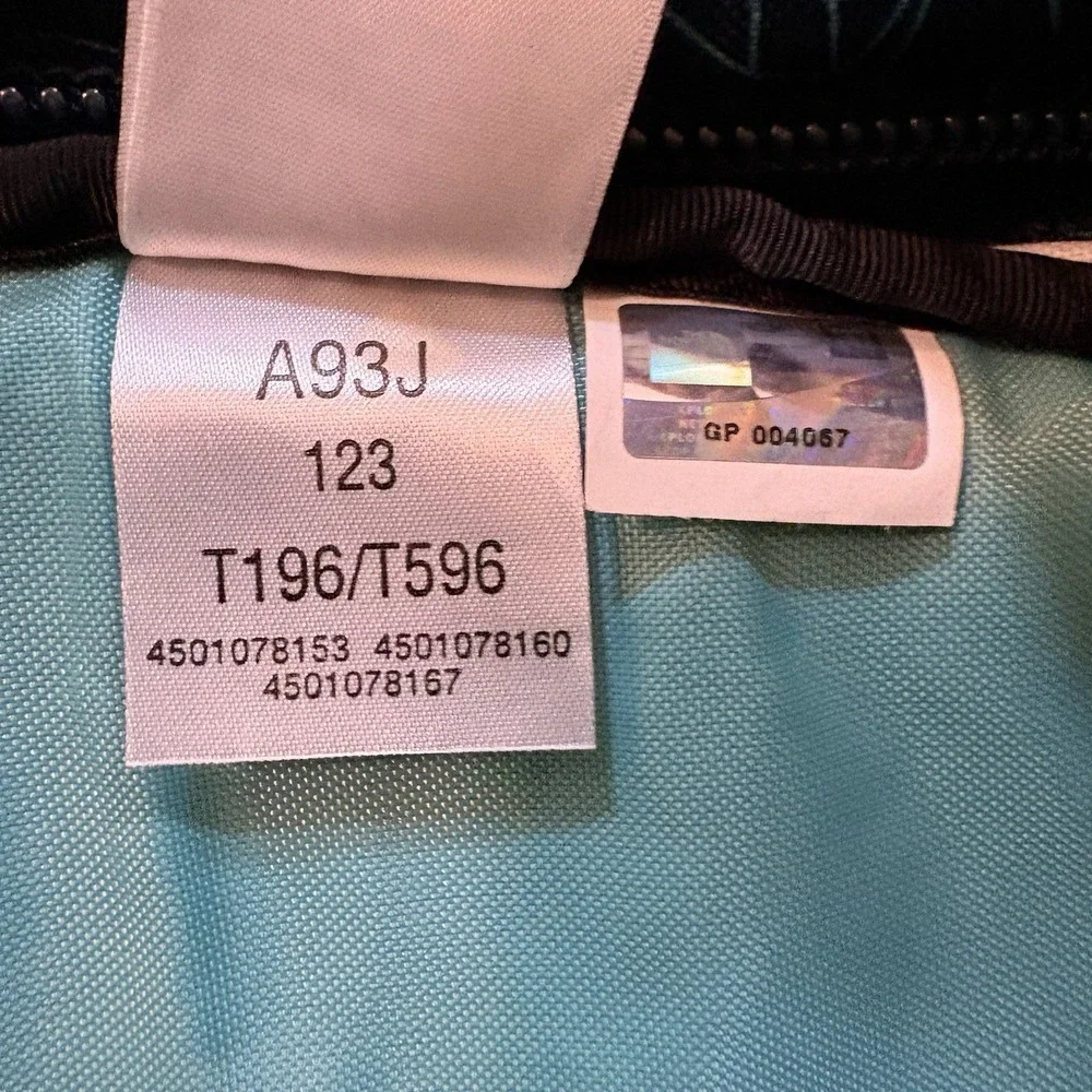 The North Face Vault Backpack  T196/T596 Rare Teal Maroon Geometric Day Pack